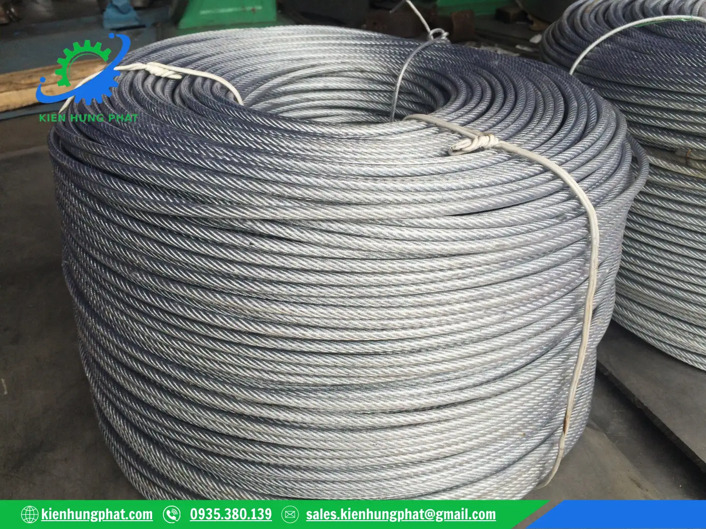 Đặc điểm nổi bật của cáp thép bọc nhựa Kiên Hưng Phát