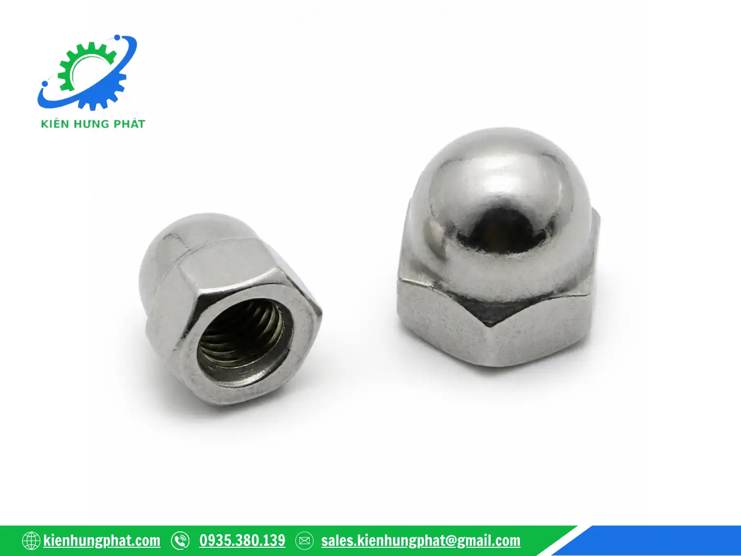 Đai ốc mũ chụp có tính thẩm mỹ cao